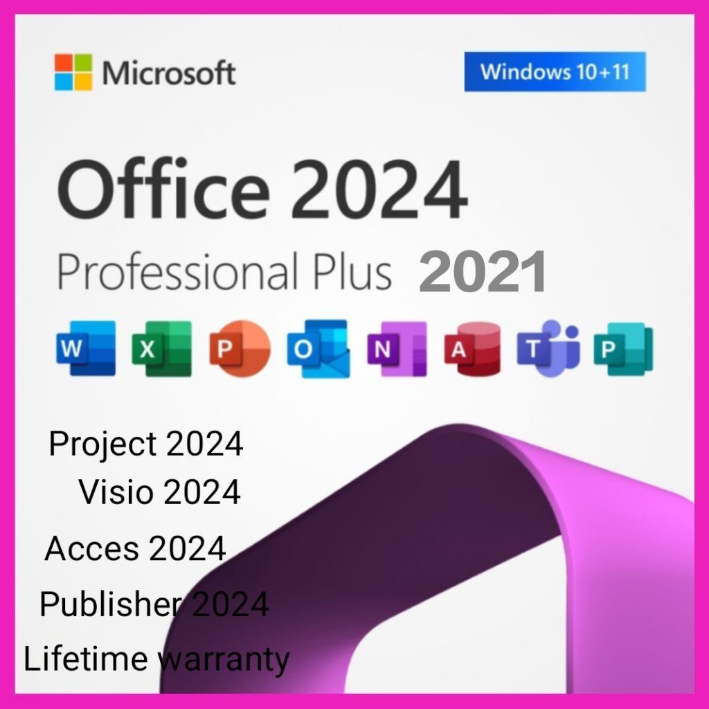 Microsoft Office 2024 Pro Plus + Project 2024 + Visio 2024 | Genuine ...
