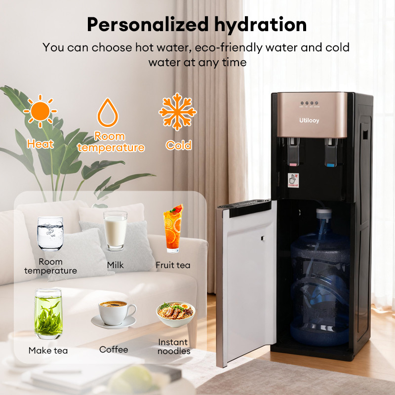 F880 Hot & Cold / Hot & Warm Bottom Load Water Dispenser / Water ...