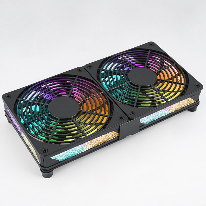 Cooling Fan 12cm Axial Radiator Router Base USB5V Industrial Main Case ...