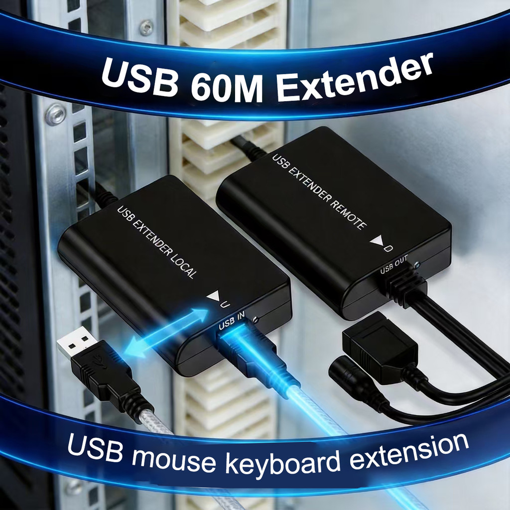USB Ethernet Extender Via Rj45 Cat6 Network Cable for Computer Laptop ...