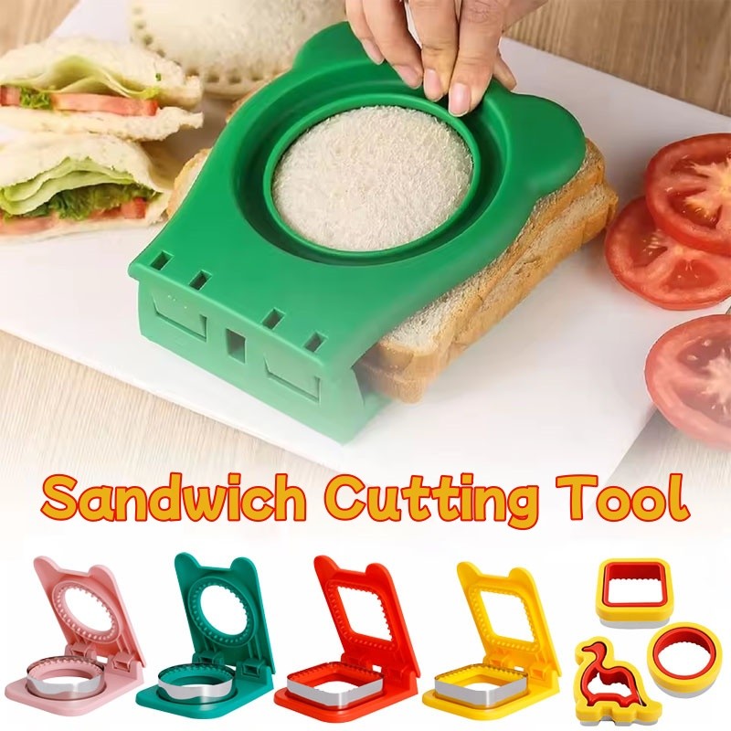 Sandwich Cutter Mould Sealer Stainless Steel Baking Tools Circular ...