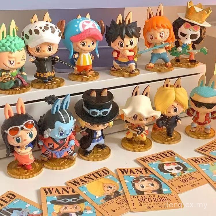 2LRE Ready Stock POPMART POPMART POPMART LABUBU One Piece Series Figure ...