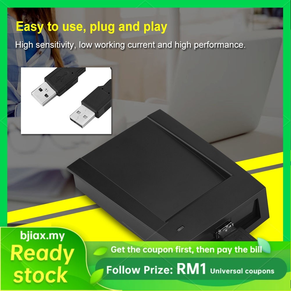 bjiax 125Khz Smart RFID ID Card Reader USB Proximity Sensor for Access ...