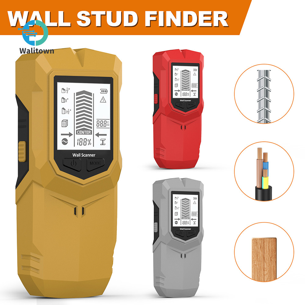 HW-910 6-in-1 Handheld Wall Metal Detector Nail Finder Metal Detector ...