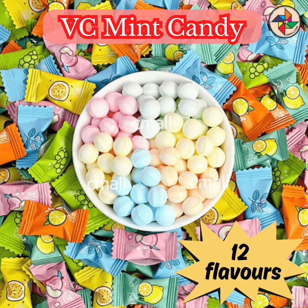 [HALAL] VC Mint Candy Assorted Flavours 12 Flavours Refreshing Mint ...