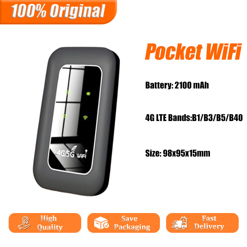 4G Pocket Router WiFi Hotspot Mudah Alih 4G 5G Poket Sesuai Untuk Rumah ...
