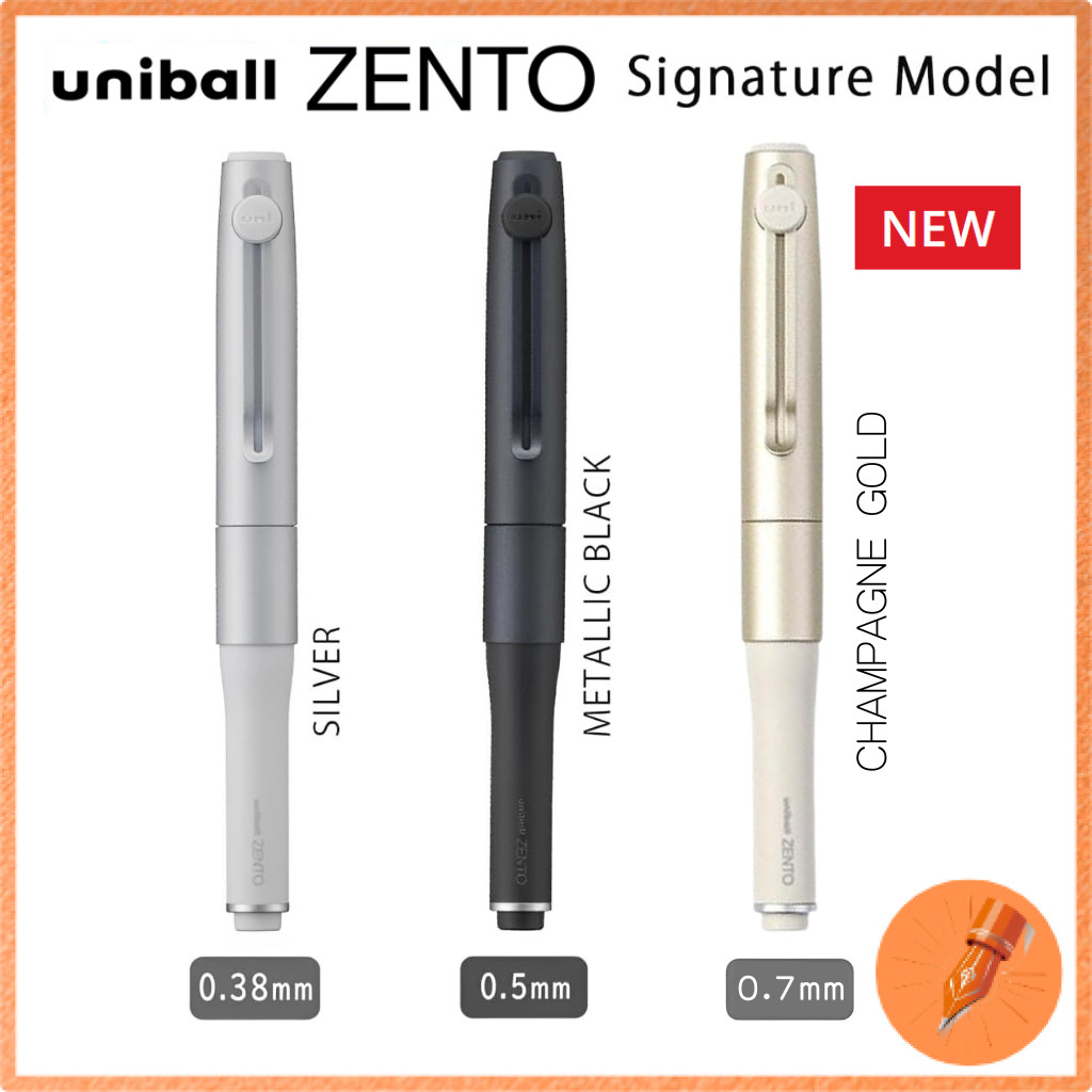 Uniball ZENTO Signature model Ballpoint Pen 0.38mm 0.5mm 0.7mm Uni-Ball ...