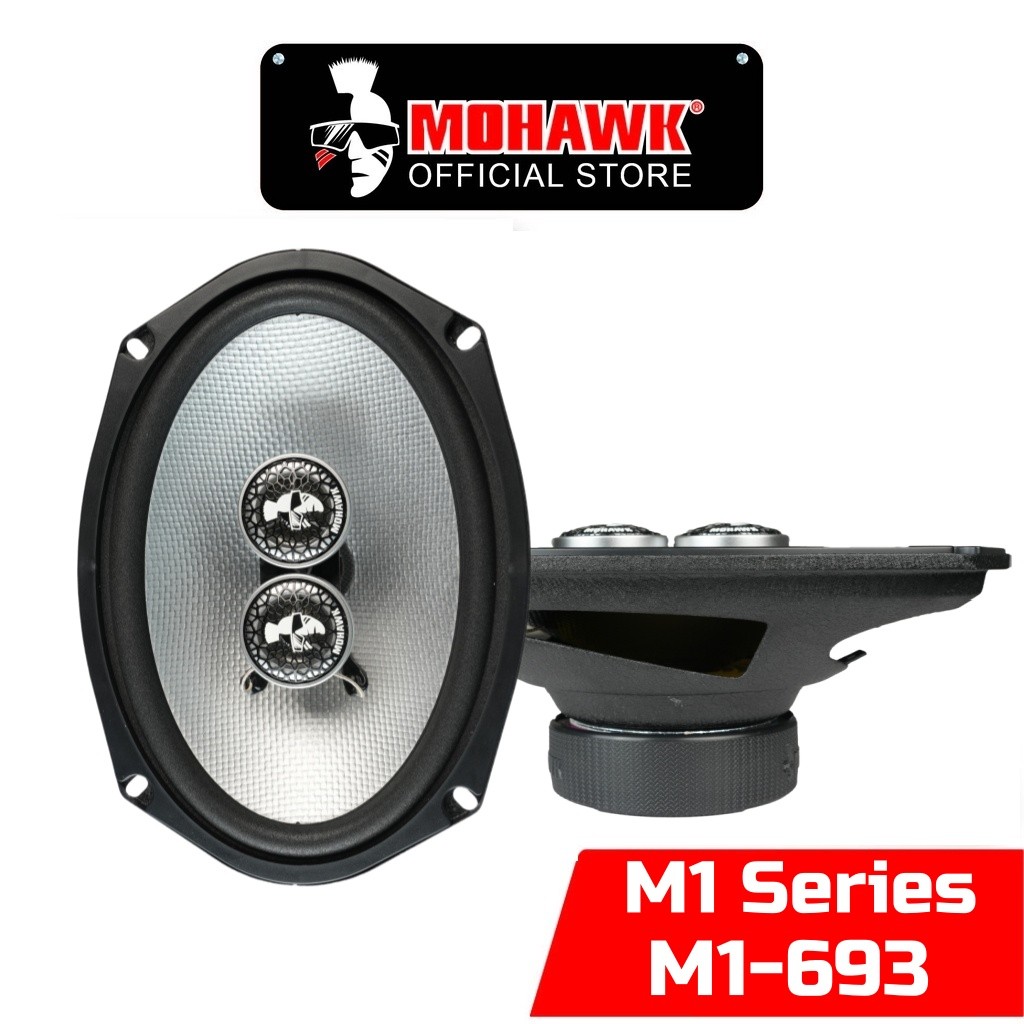 Mohawk M1 Series 6x9 Car Speaker M1-693 3 Way Coaxial Spk 200 Watts ...