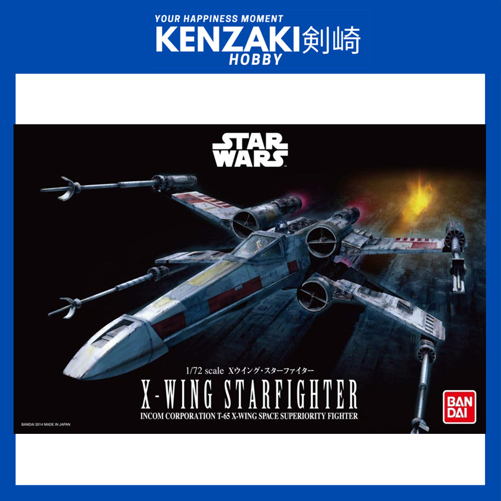 Bandai Hobby – Star Wars – X-Wing Starfighter – Maquette Plastique 1/72 – Kit à Monter – Pour Fans De La Saga