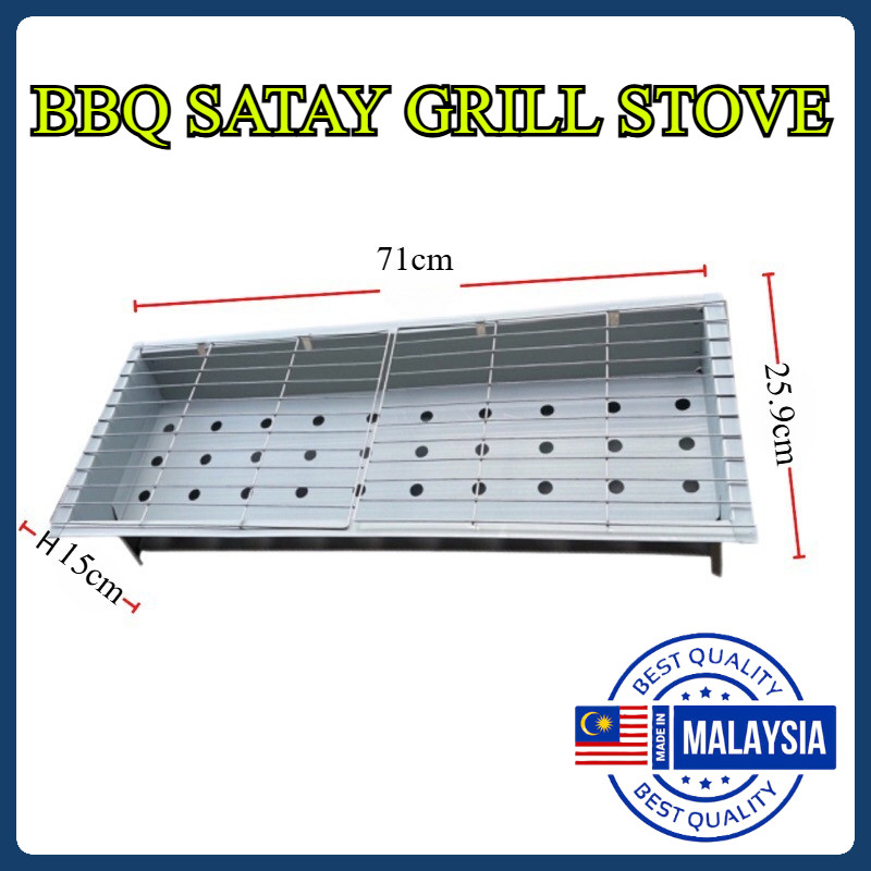 Tempat bakar l pemangang satay l size besar dan kecil l BBQ GRILL ...