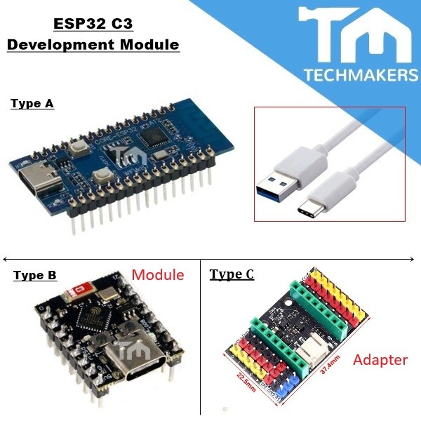 ESP32 Development Board ESP32 C3 LCD CORE Board Onboard 2.4G Antenna 32Pin IDF WiFi + Bluetooth CH343P