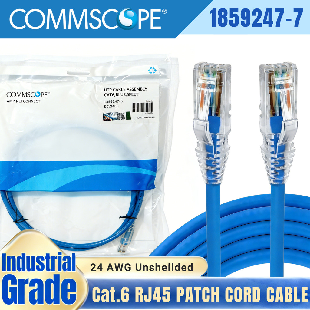 24Hrs FastShip | Commscope Cat6 Patch Cord Cable Network UTP RJ45 LAN ...