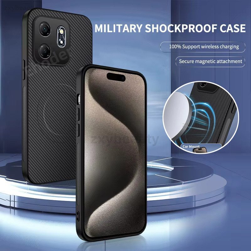 For OPPO Reno 16 15 Pro Max 15F 4G 5G 2026 Case Magnetic Carbon Fiber ...