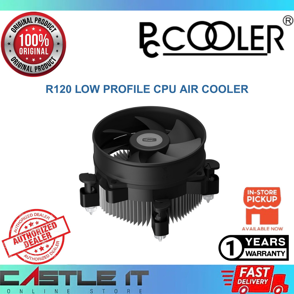 PCCOOLER CPS R120 Low Profile CPU Air Cooler 120mm Fan Intel LGA1700 ...