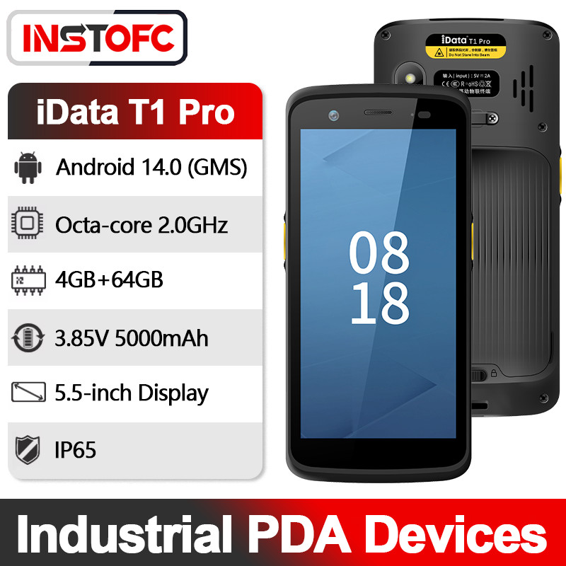 iData T1 Pro Industrial PDA Device Android 14 Scanning Terminal ...