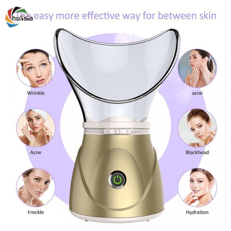 [chulisia] Facial Steamer Nano Ionic Face Cleaner for Facial Sauna Spa ...