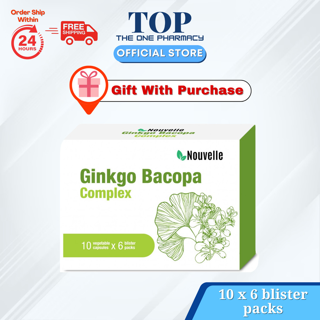 Nouvelle Ginkgo Bacopa Complex (6 x 10's) | Shopee Malaysia