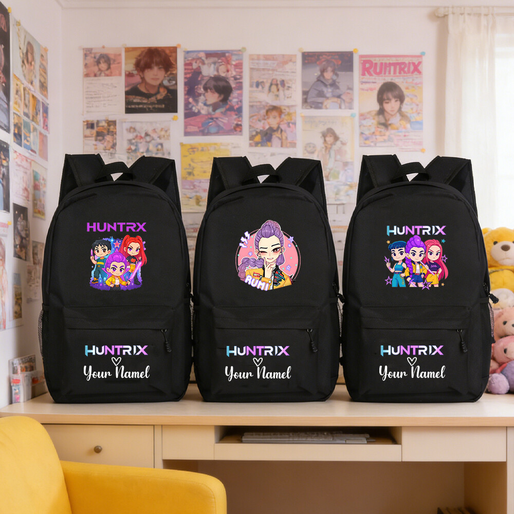 Zoey Mira Rumi Kpop Demon Hunters Children's Backpack Elementary School ...