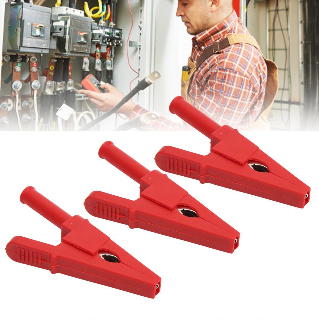 cancanshop 10Pcs Power Test Clip 20mm Electrical Clips Clamp Opening ...