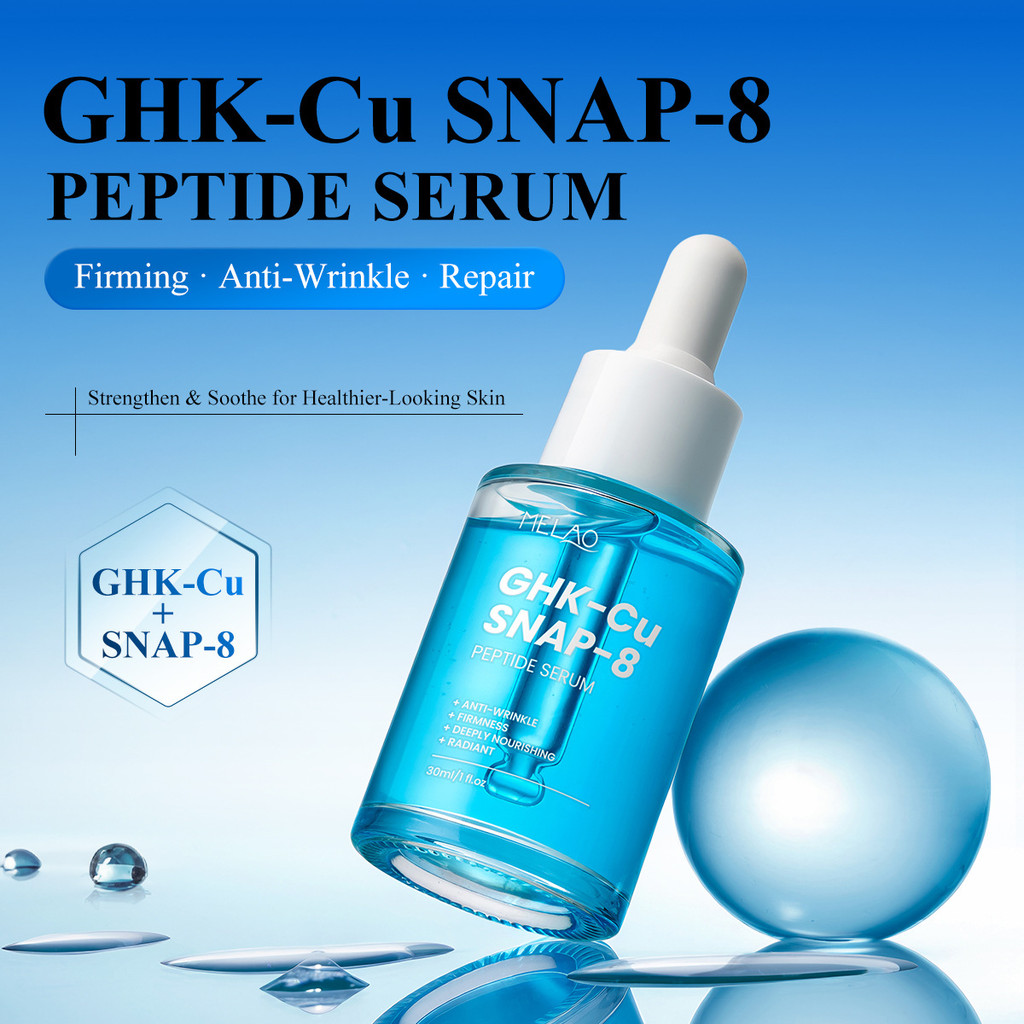 ghk-cu shopee 30ml Blue Copper Peptide Serum Anti Aging Repair Brighten Moisturize Face Essence Firm Skin Reduce Wrinkles Snap 8 Ghk Cu Boxed Copper tripeptide