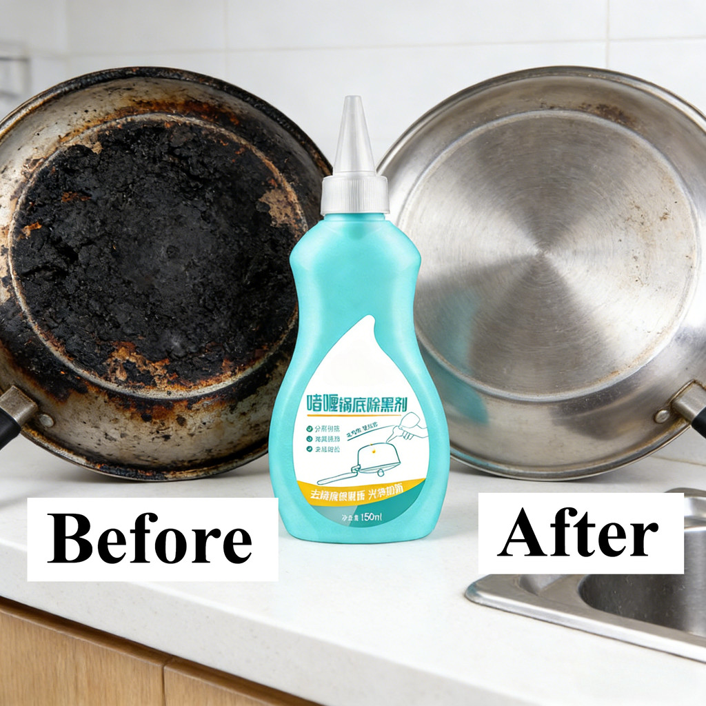 Household Pot Bottom Black Stain Cleaner Gel – Powerful Universal ...