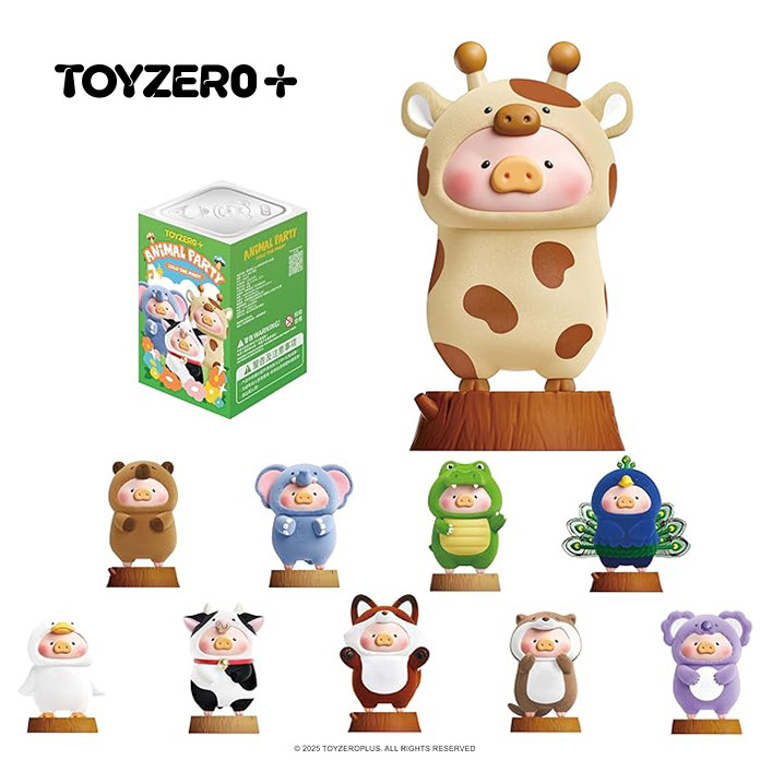 Toyzero official store lulu the piggy blind box,Lulu pig Animal Party ...