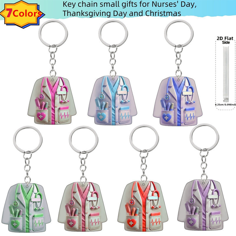 2D Planar Acrylic Medical Keychain: Lightweight and Space-saving ...