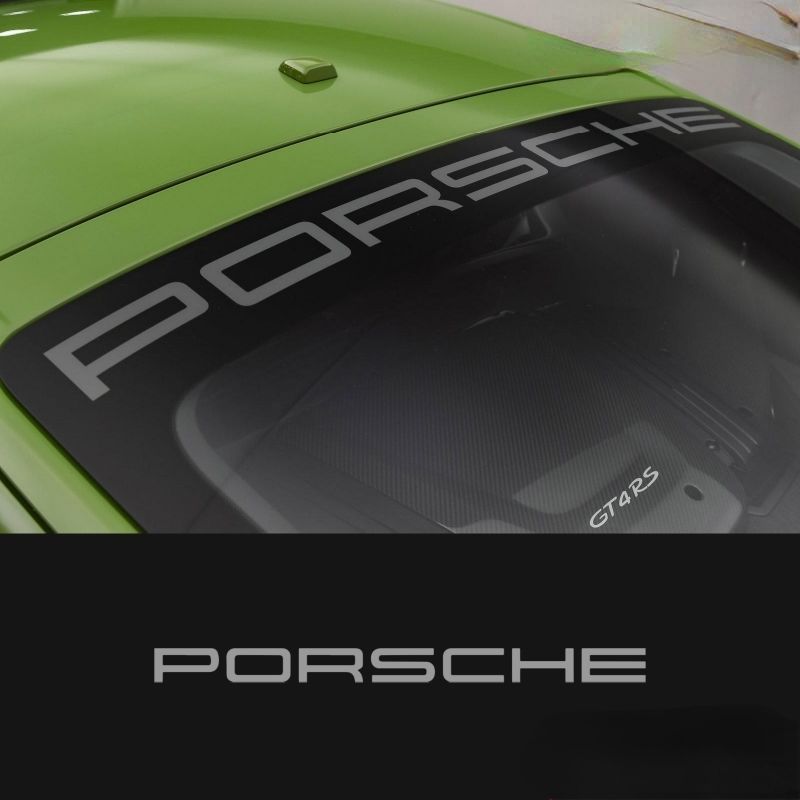 Porsche Sticker, 718, Cayman Car Front Window Latte Sticker, 918 GT4 RS ...