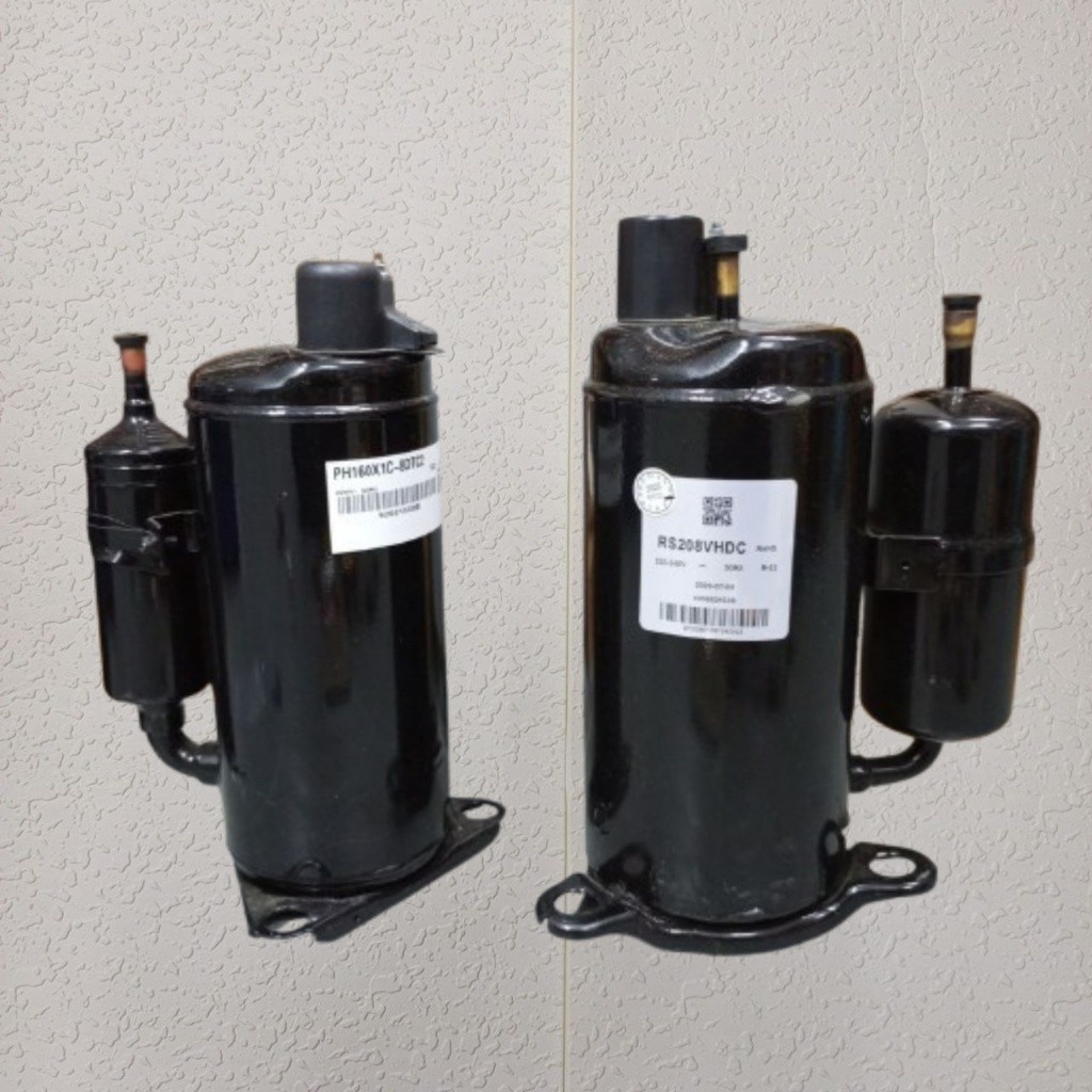 (R32) New Compressor motor aircond outdoor condenser gas 1.0HP / 1.5HP ...