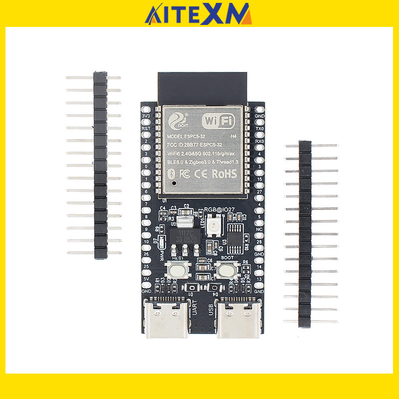 ESP32-C5-DevKitC-1 Development Board Dual-frequency 2.4G 5GHz WiFi ...