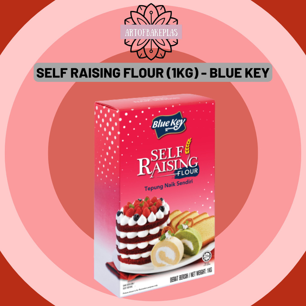 Blue Key Self Raising Flour 1KG/ Tepung Naik Sendiri/ Tepung Berserbuk ...