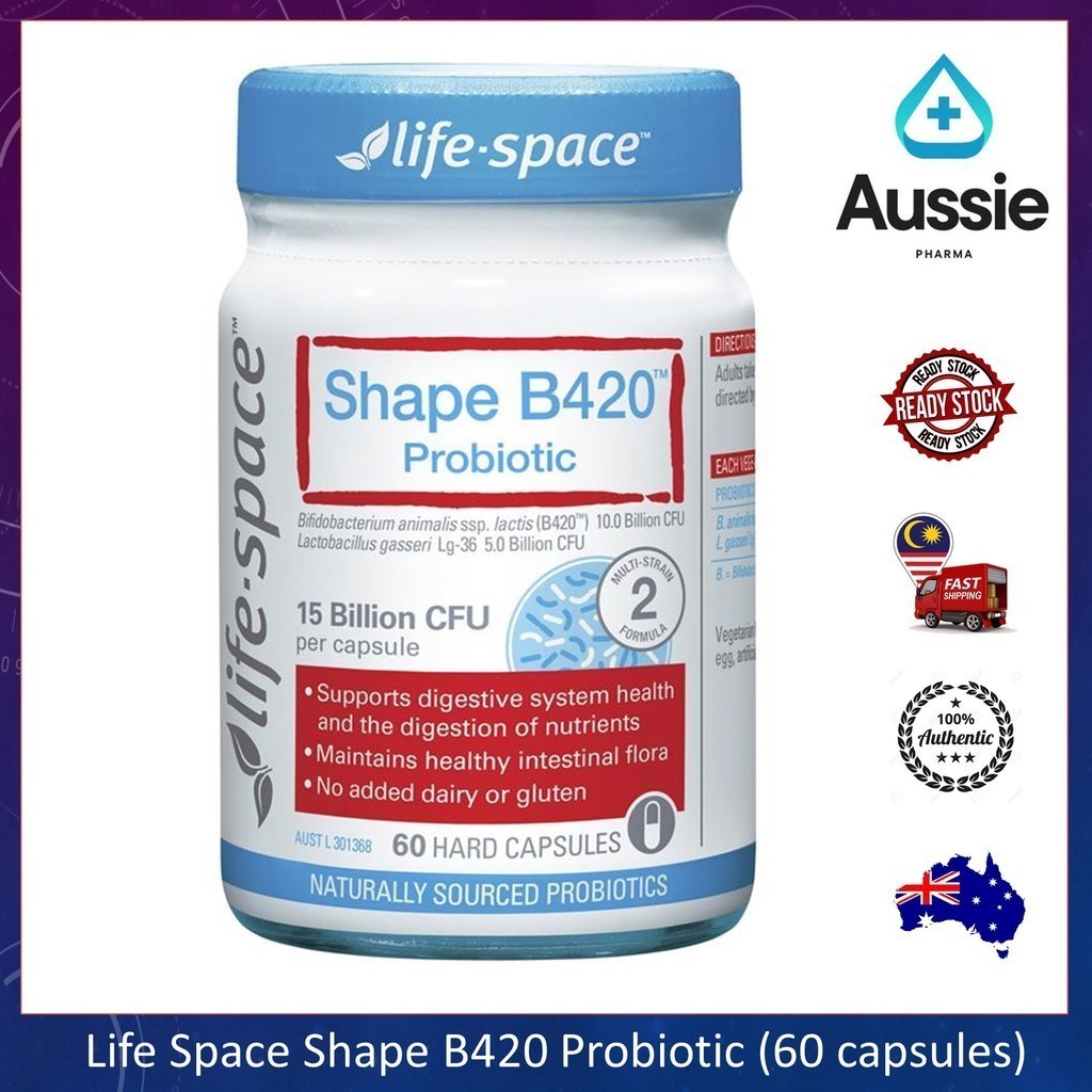 LIFE SPACE Shape B420 Probiotic (60 capsules) | Shopee Malaysia
