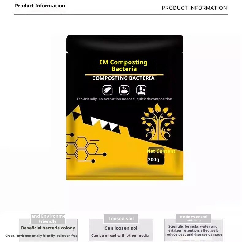 EM Composting Bacteria Fast Fermentation Organic Fertilizer Starter ...