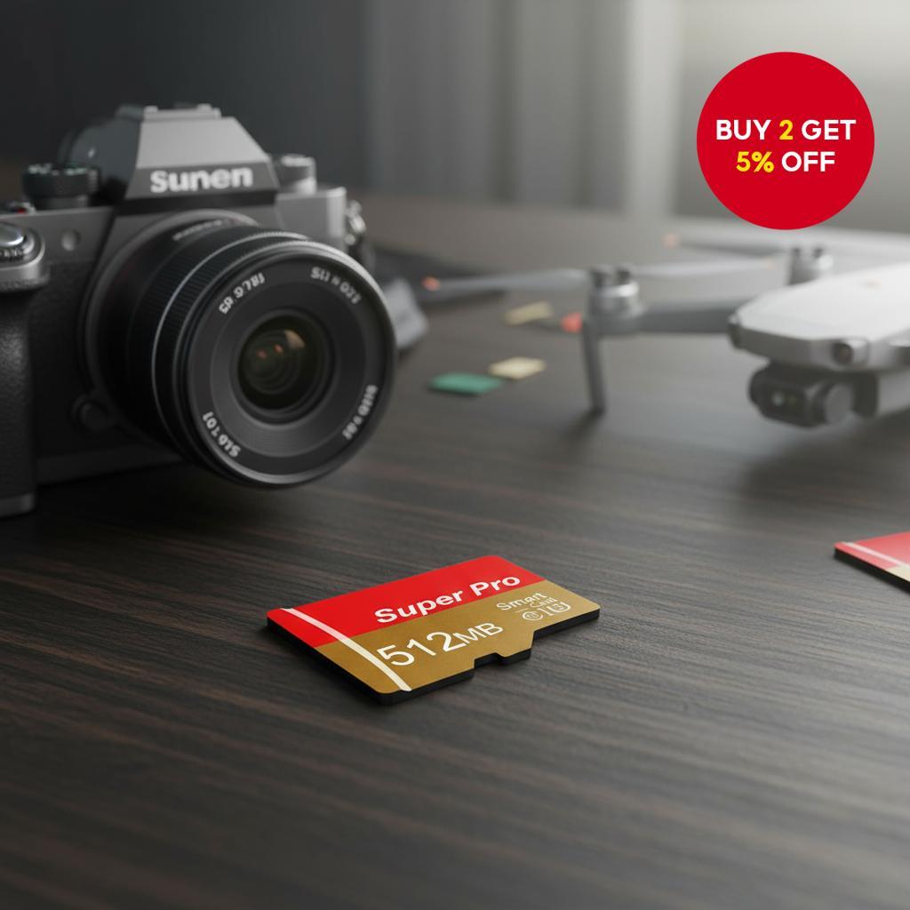 Original High-Speed 512MB Micro SD/TF Card Class 10 U3 Mini Memory Card ...