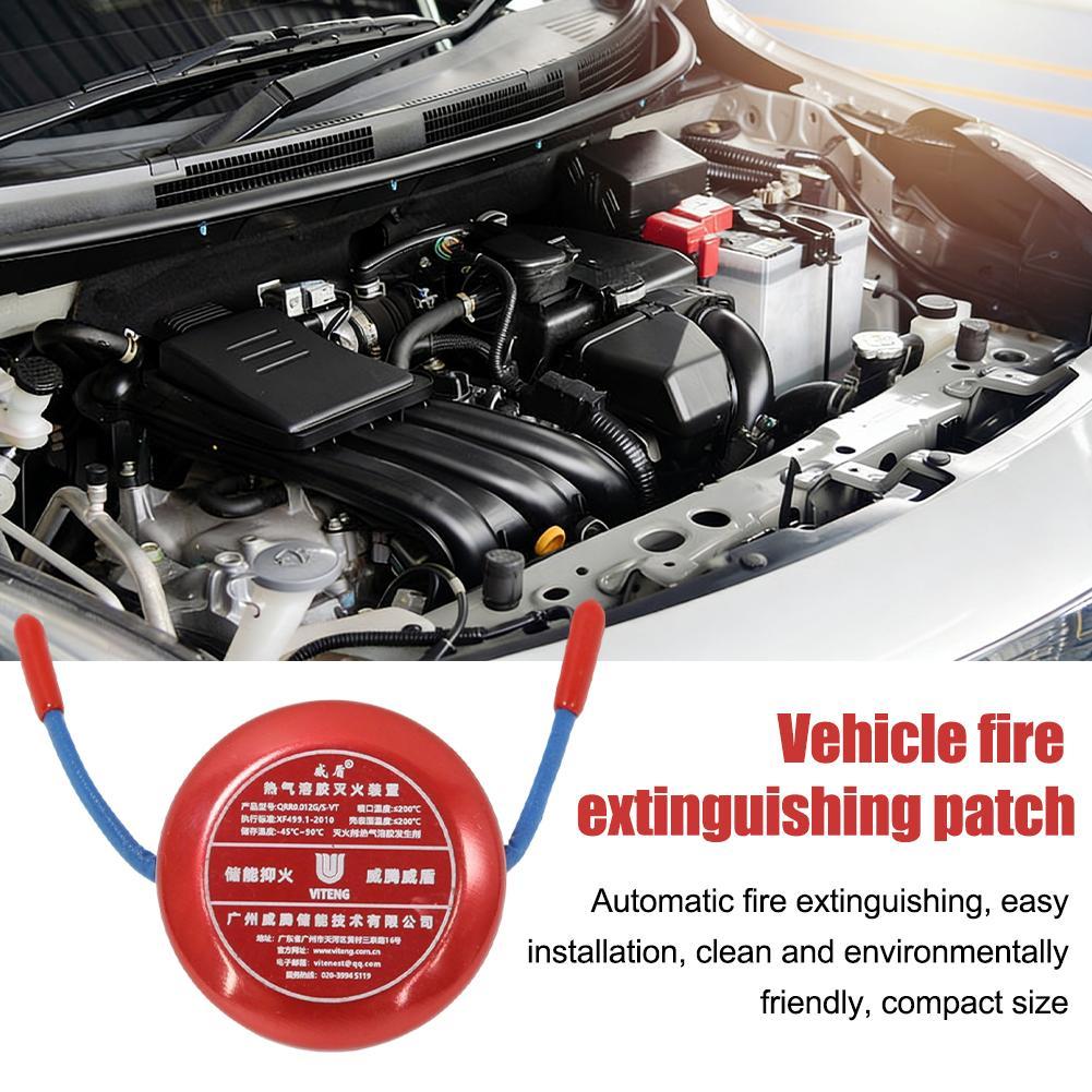 MAELOVE2 Vehicle Fire Suppression Sticker Automatic Aerosol Fire ...