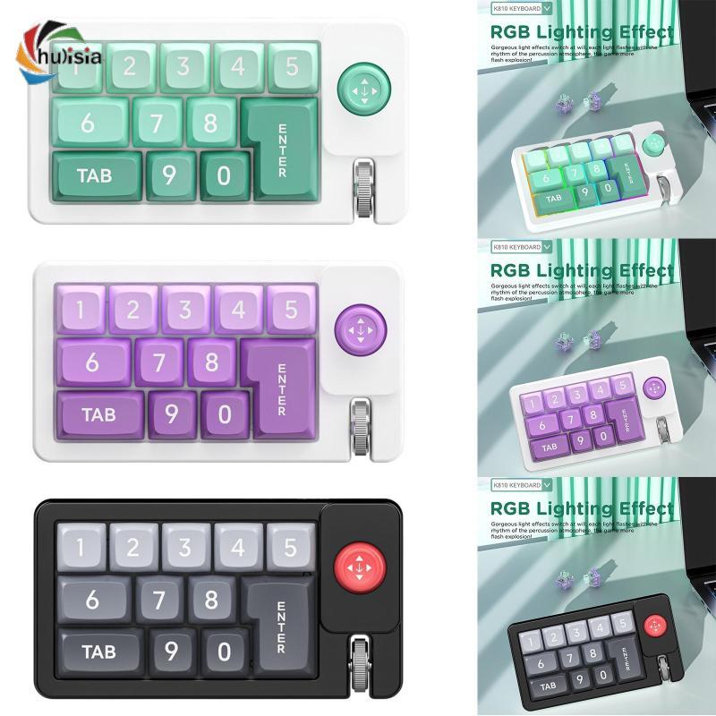 [chulisia] Mechanical Gaming Keyboard Numpad Metal Roller RGB Backlight ...