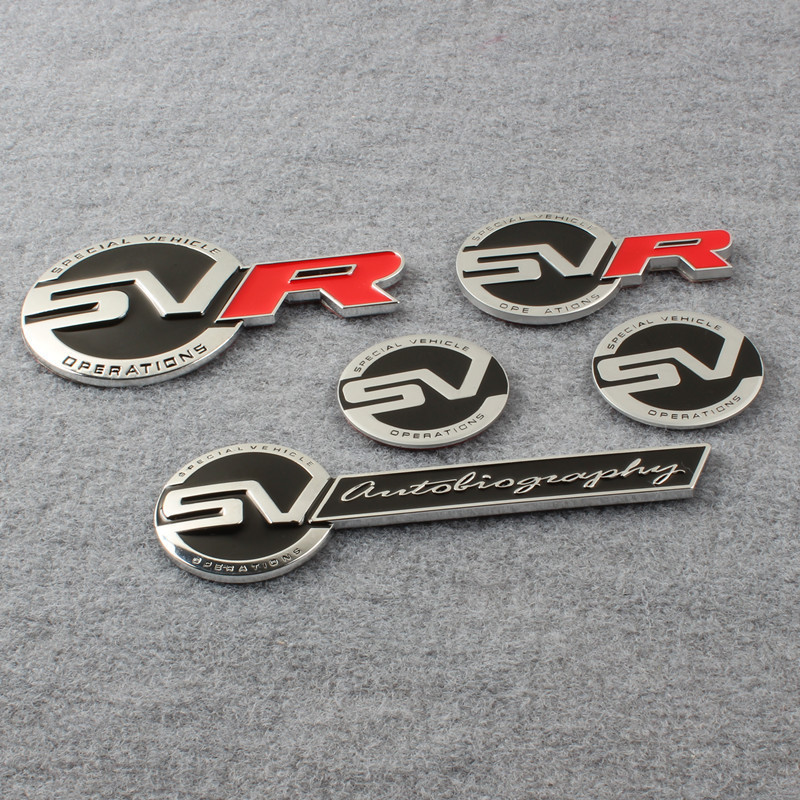 Suitable for Land Rover Range Rover Sports Version SVR Car Logo Mesh ...