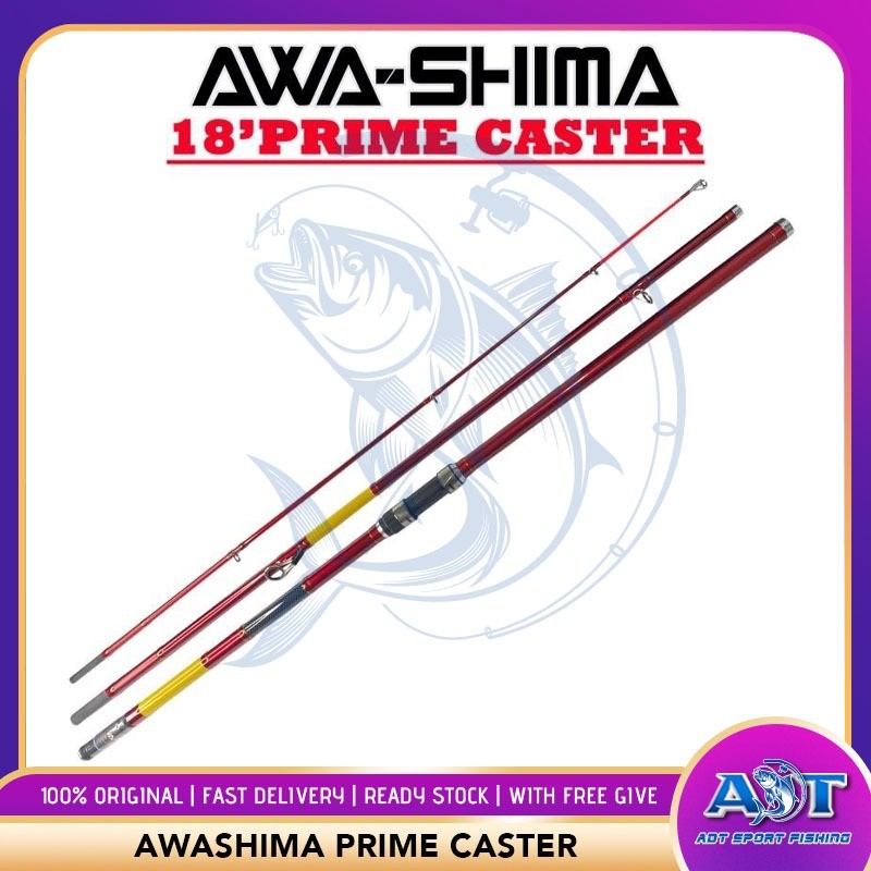 🔥HOT🔥 AWASHIMA SURF ROD PRIME CASTER SURF CASTING | Shopee Malaysia