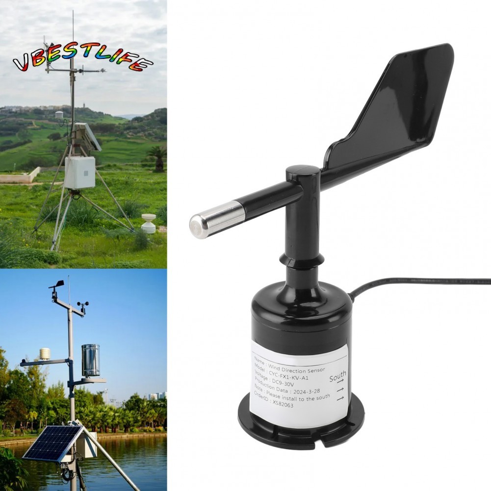 VBESTLIFE Qcwwy Directional Wind Direction Sensor 360 Degree ABS for ...