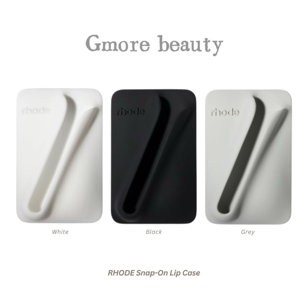 Funda RHODE Snap-On Lip Case gris con MagSafe para iPhone rhode