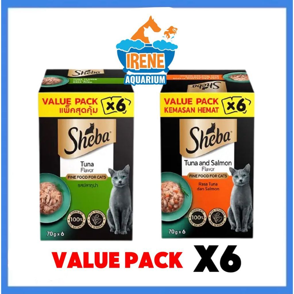 Sheba Cat Wet Food Value Pack 70g x 6packs | Shopee Malaysia