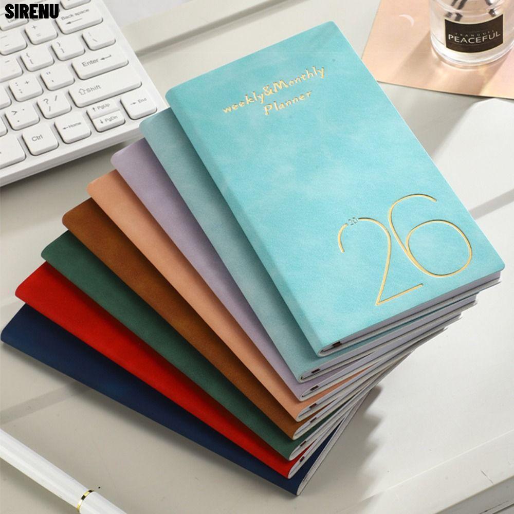 SIRENU Appointment Notebooks, A6 To Do List 2026 Agenda Book, Mini with ...