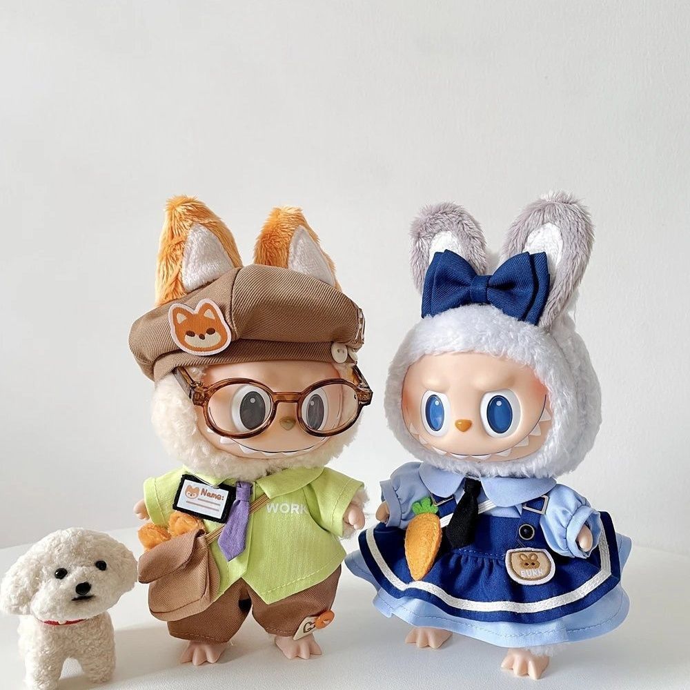 [Only Doll Clothes/Dolls Not Included] Labubu Cotton Doll Clothes 15cm ...