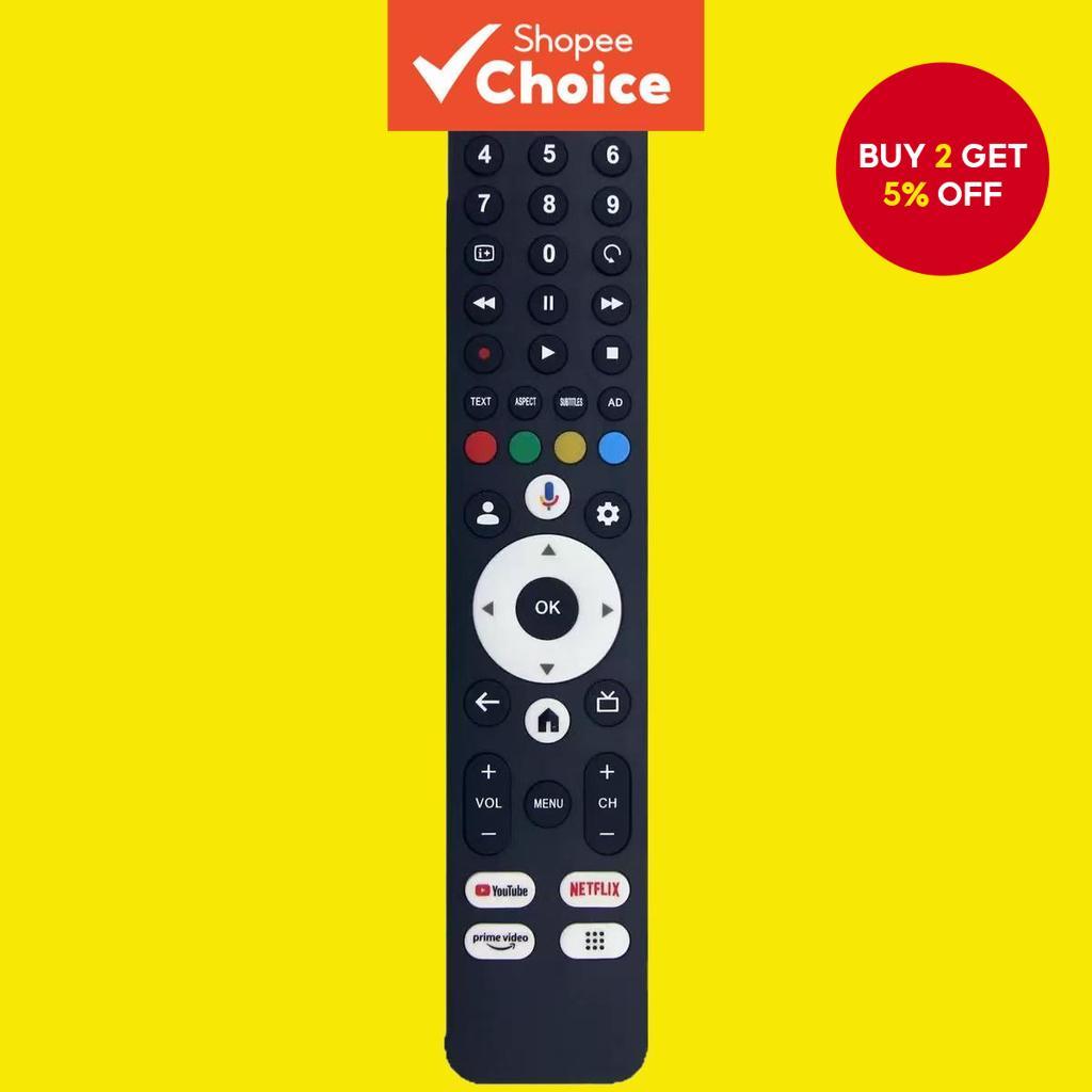 New FOR SHARP 4K UHD HDR Google LED TV Remote Control SH-V10 Suitable ...