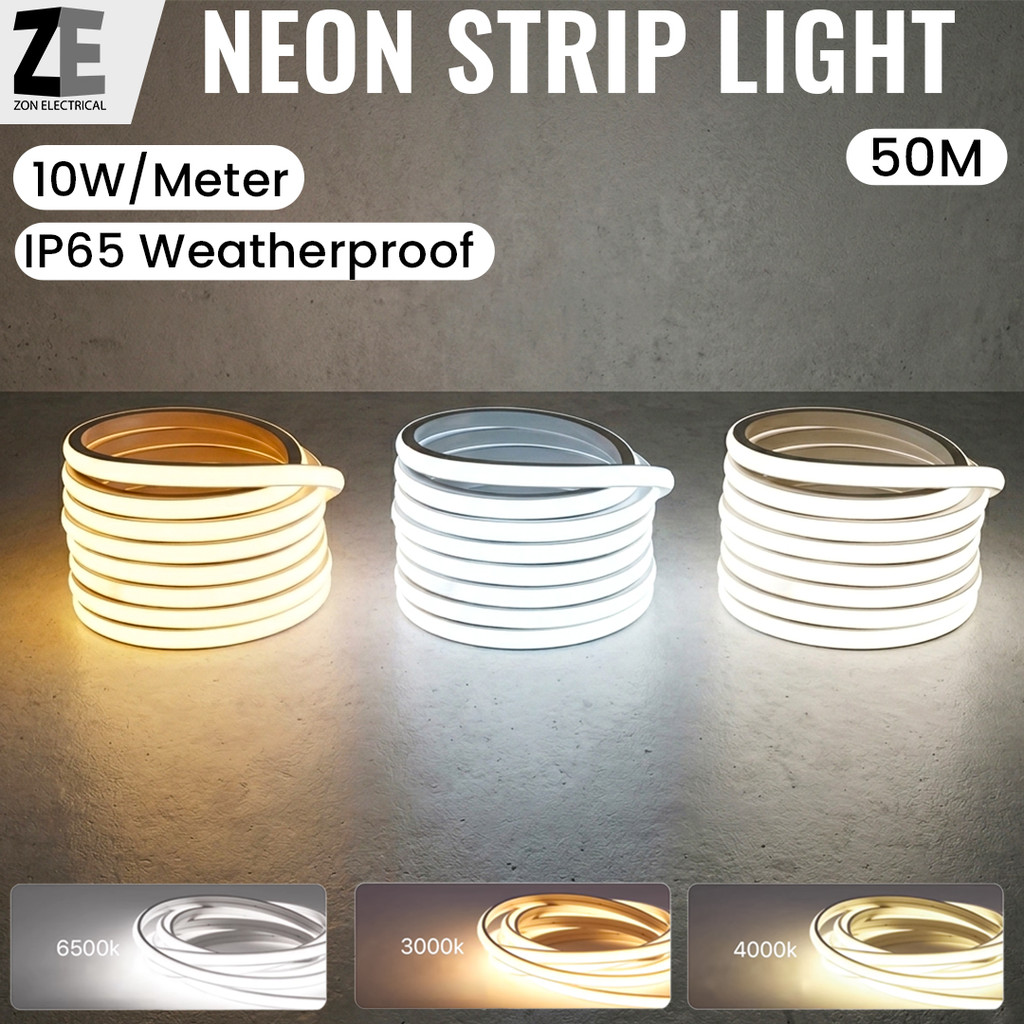 COB LED Strip Light Neon Strip Light IP65 Waterproof 100m Decoration ...