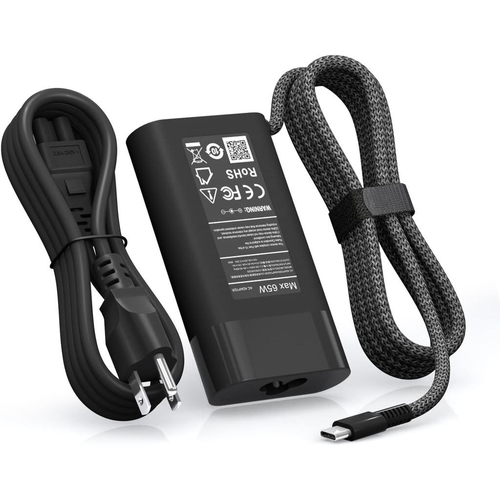 65W USB C Slim Baharu Serasi dengan Pengecas Komputer Riba HP Spectre ...