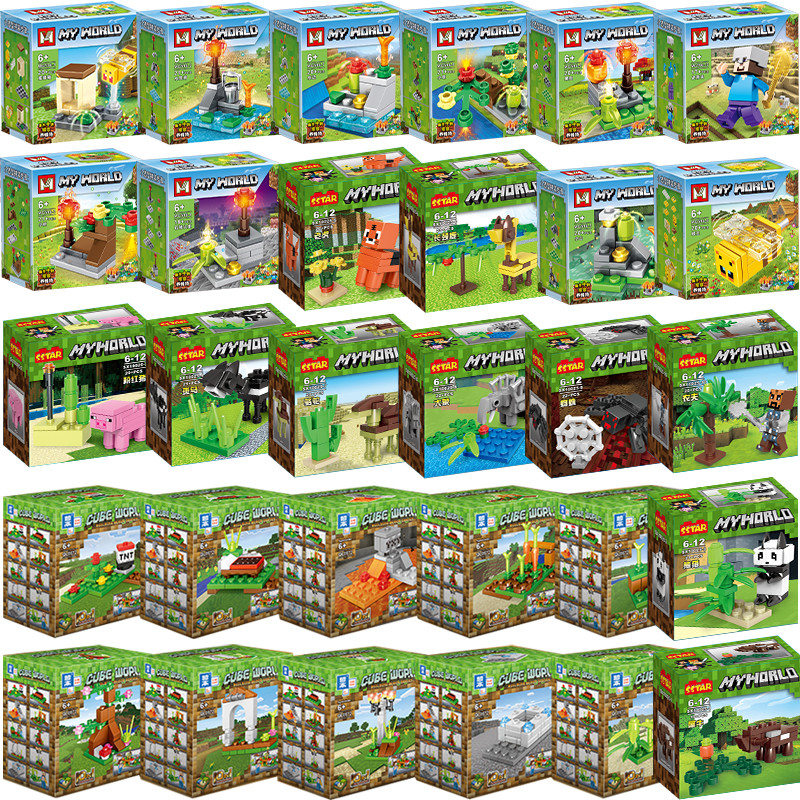 minecraft toy minecraft Children Intelligence Assembling Building ...