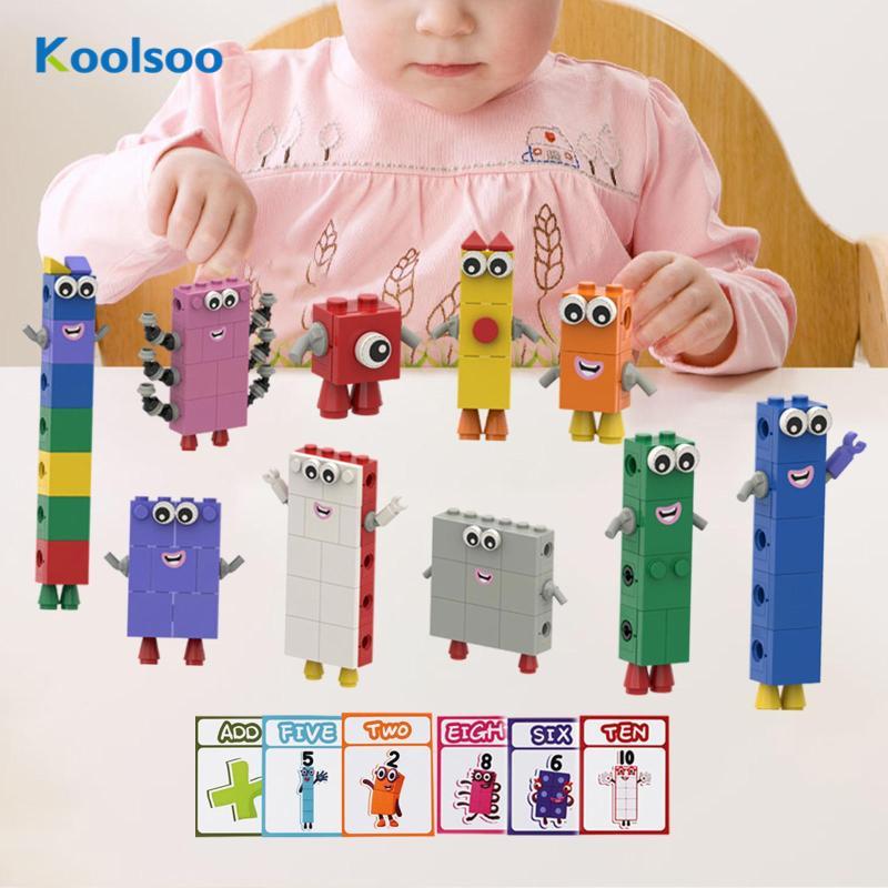 Koolsoo Build Blocks Doll Model Puzzle Game Number Learning Develop ...
