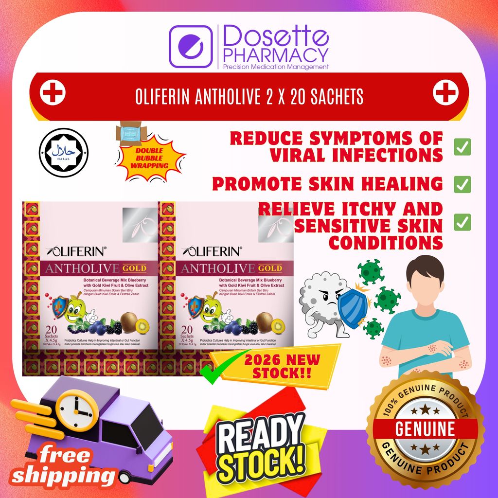 [EXP:08/2027] OLIFERIN ANTHOLIVE GOLD TWINPACK (20'S X 2) BOTANICAL ...