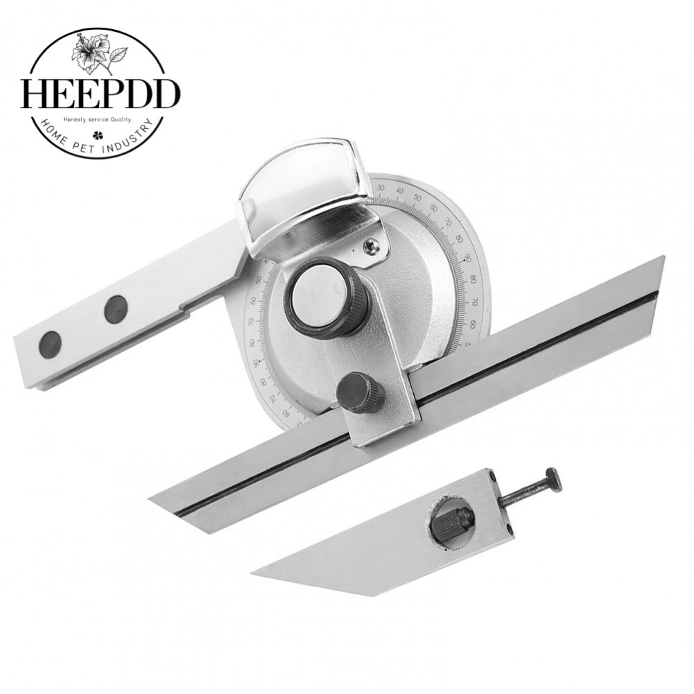 HEEPDD 360 Degree Universal Bevel Protractor Angle Finder with ...